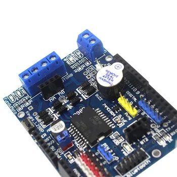 

10 pcs L298P PWM Speed Controller Dual High-Power H-bridge Driver ,Bluetooth Interface, L298P Motor Shield Board for Arduino