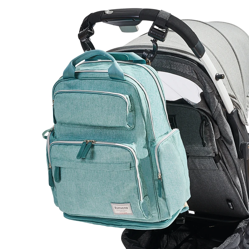 SUNVENO сумка для подгузников, рюкзак для беременных, сумка для ребенка, рюкзак для мамы, стильная коляска, детские пеленки, сумки для мам