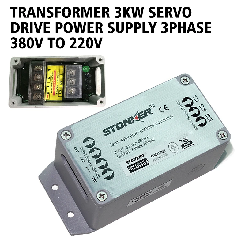 

Electronic Transformer 6KW 3Phase 380V to 220V Servo Drive Power Supply CNC Lathe Servo Intelligent Electrical Equipment Parts