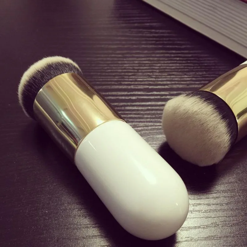 1PC Chubby Pier Foundation Brush Flat Cream Makeup Brushes Professional Cosmetic Make-up Brush