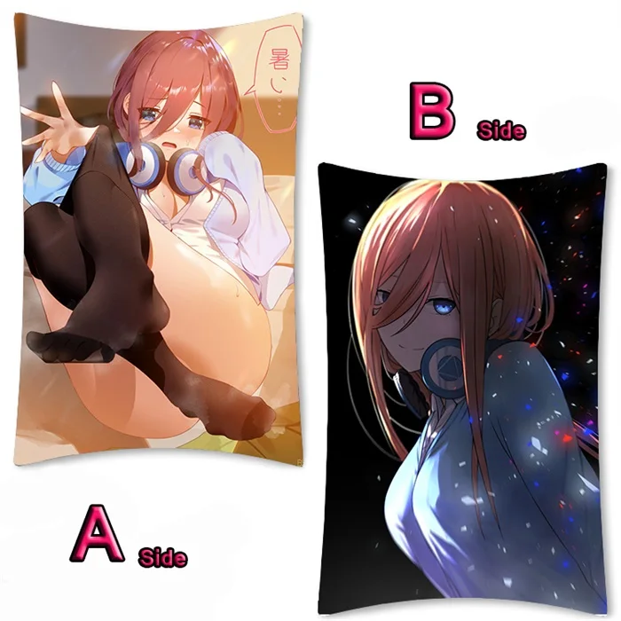 Аниме Go-Toubun no Hanayome Nakano Ichika Nino Miku Dakimakura обнимающий чехол для подушки для тела, наволочка для подушки, наволочка, 2WAY 35x55 см - Цвет: 09