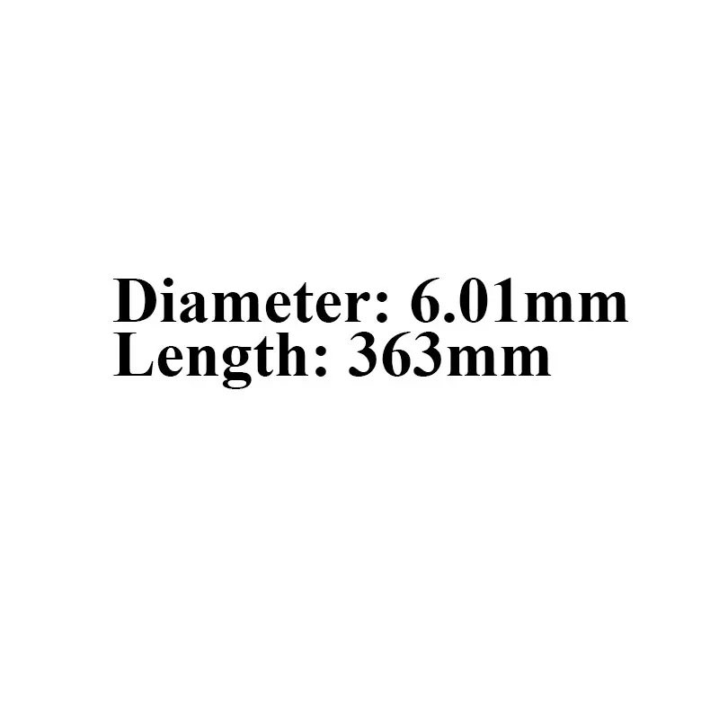 Нержавеющая сталь Внутренний диаметр 6,01/6,03 мм Длина 230 мм до 550 мм внутренняя бочка Paintabll страйкбольная винтовка AEG аксессуары для охоты - Цвет: 601363
