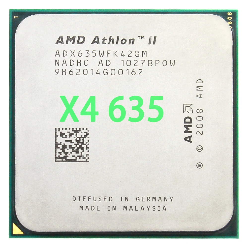 Prix Processeur d unité centrale AMD Athlon II X4 635 Quad CORE 2.9 Ghz L2 2 M 95 W 2000 GHz Socket am3 am2 +