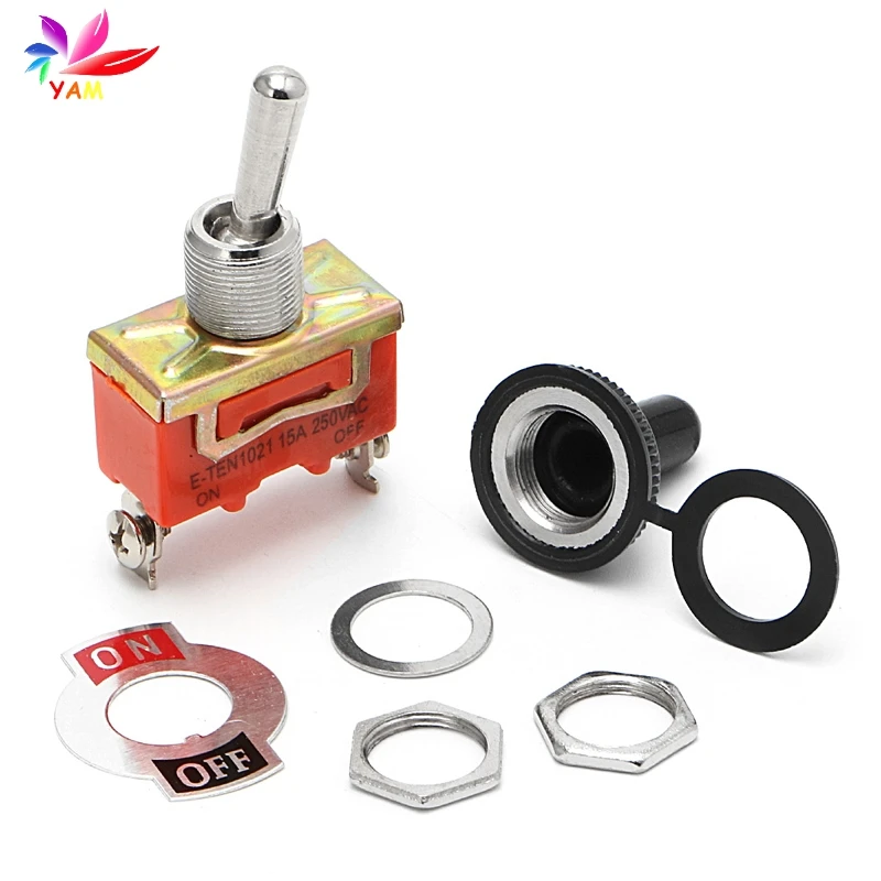 

Alta Qualidade 15A 250 V SPST 2 Terminal ON OFF Toggle Switch-15