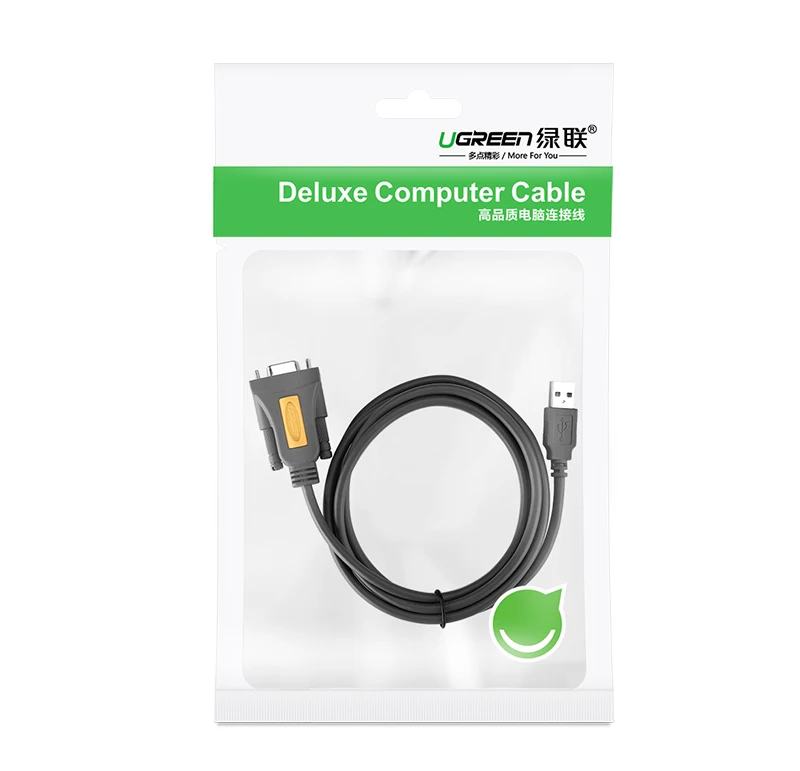 Ugreen USB в RS232 COM порт Последовательный DB9 контактный кабель адаптер PL2303 для Windows USB выход RS232 COM