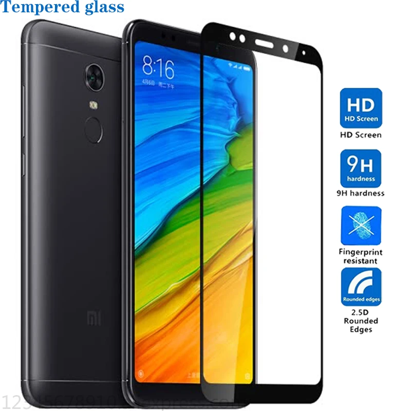 10 шт./партия защитное стекло на redmi note 5 Pro для xiaomi plus Полное покрытие экрана |