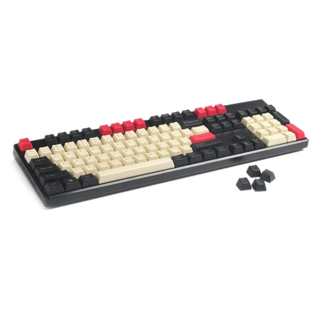 YMDK 108 87 61 Винтажный стиль PBT OEM профиль Keycap для 104 TKL 60% MX переключатели Механическая игровая клавиатура