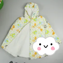 Короткий плюшевый двухслойный плащ с толстым капюшоном; детское одеяло; плащ для младенцев; пальто из берберского флиса с рисунком; ветрозащитный костюм