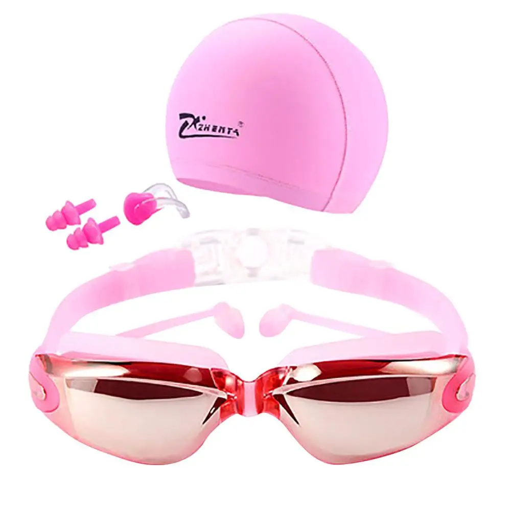 Новые аксессуары для плавания ming, очки для плавания, очки с защитой от ультрафиолета, не запотевающие, для плавания, для мужчин и женщин - Цвет: PK