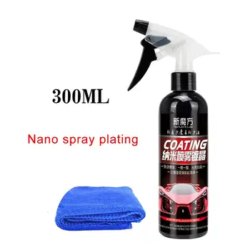 

300ML Car Nano - Coating Agent Hand Spray Coating Wax Spray Plating Crystal Paint Surface Coating Agent With Towel Auto Supplies