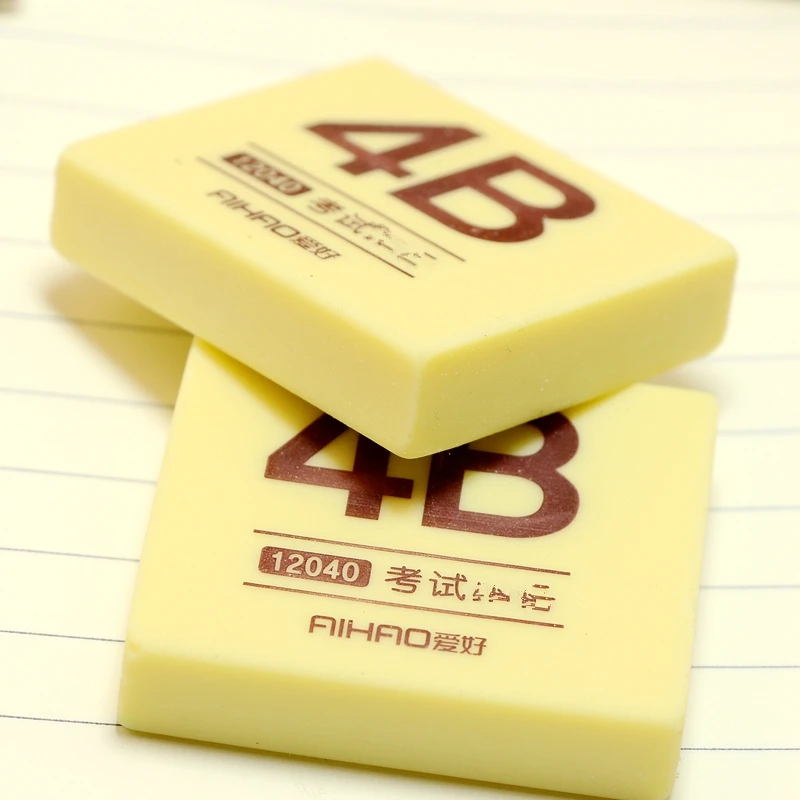 

4B Pencils Eraser Writing Drawing Eraser Rubber pencil eraser-Art Drawing Artist student stationery for Office School