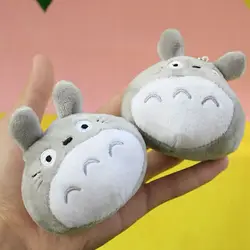 Totoro плюшевые животные куклы игрушки 8*7 см маленький размер подвесные плюшевые игрушки брелок плюшевые игрушки