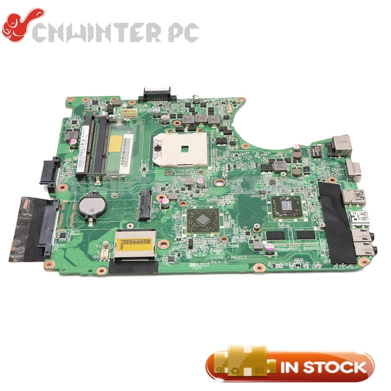 Nokotion placa-mãe do portátil para toshiba satellite l750d l750 l755d da0blfmb6e0 7400m ddr3 tomada de mainboard fs1 completamente testado