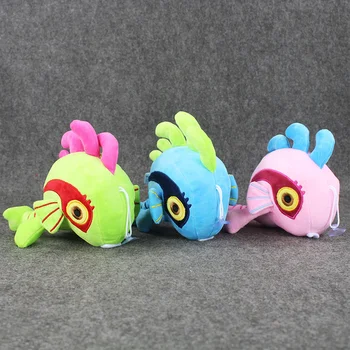 

12pcs/lot 16cm 3Styles Hot Game Lovely Murloc Plush Doll Toys Soft Stuffed Animals Plush with Sucker Collectible Gifts for Kids