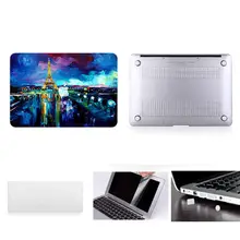 Ноутбук Жесткий чехол обложка+ крышка клавиатура+ Экран пленка+ пыль разъем для нового Apple Macbook Air 11 Air13 A1932 13 15 Touch Bar