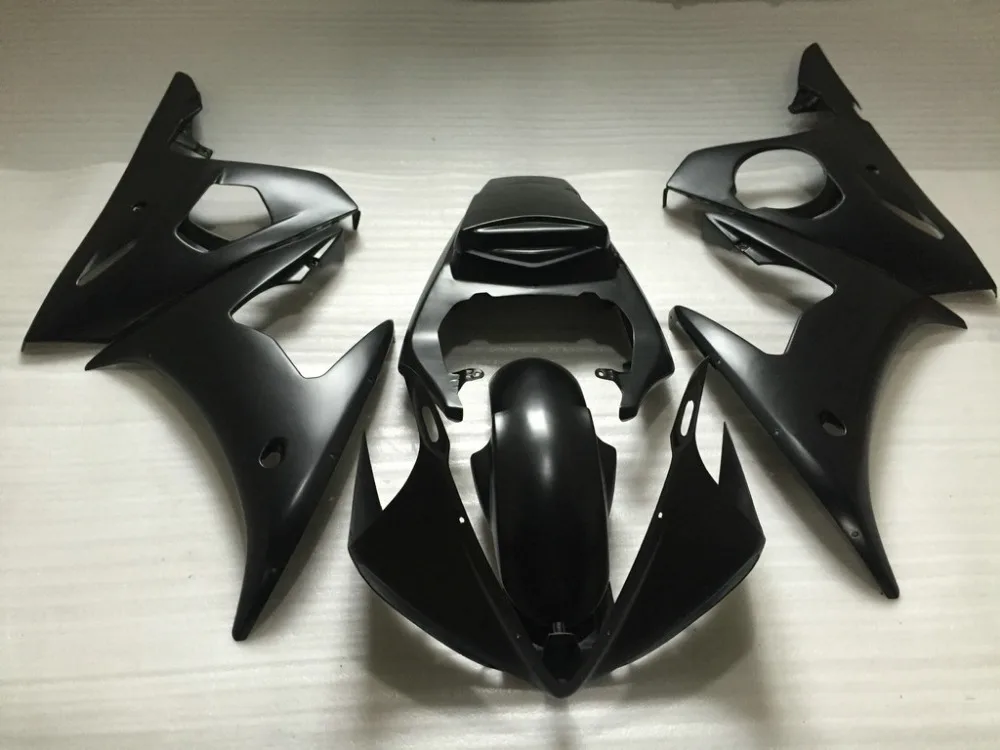 Motorcycle Fairing kit for YAMAHA YZFR6 03 04 05 YZF R6 2003 2004 2005 All matte black YZF600 yzfr6 Fairings Set+7gifts YQ80