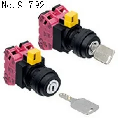 

[ZOB] Tumbler lock type key selector switch HW1K-2JPA01 idec Izumi Japanese import 22mm diameter switch --5PCS/LOT