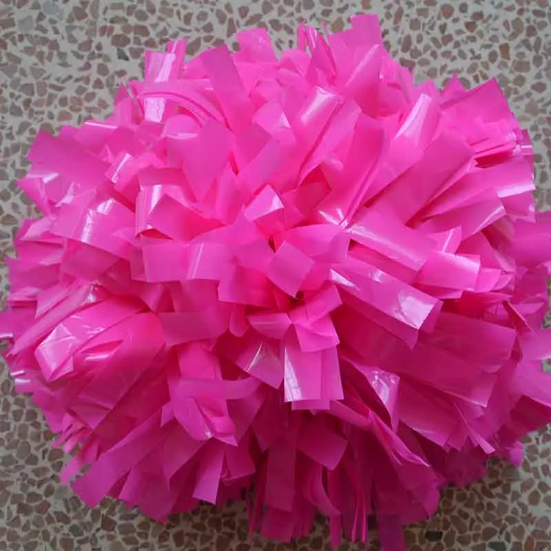 Никогда не увядает 1 шт группа поддержки pom Poms 6 "эстафету ручка мокрый Пластик смешанные конкурсе 180g костюм помпонами цвет на заказ