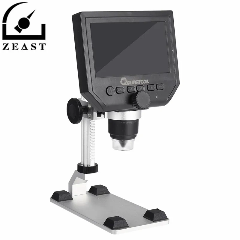 

G600 Digital 1-600X 3.6MP 4.3inch HD LCD Display Microscope Continuous Magnifier with Aluminum Alloy Stand Upgrade Version