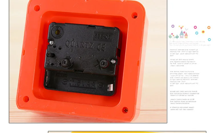 100 шт./лот 39-321 симпатичный красный часы BY036 классический квадратный цифровые часы Указатель студент ночных часов