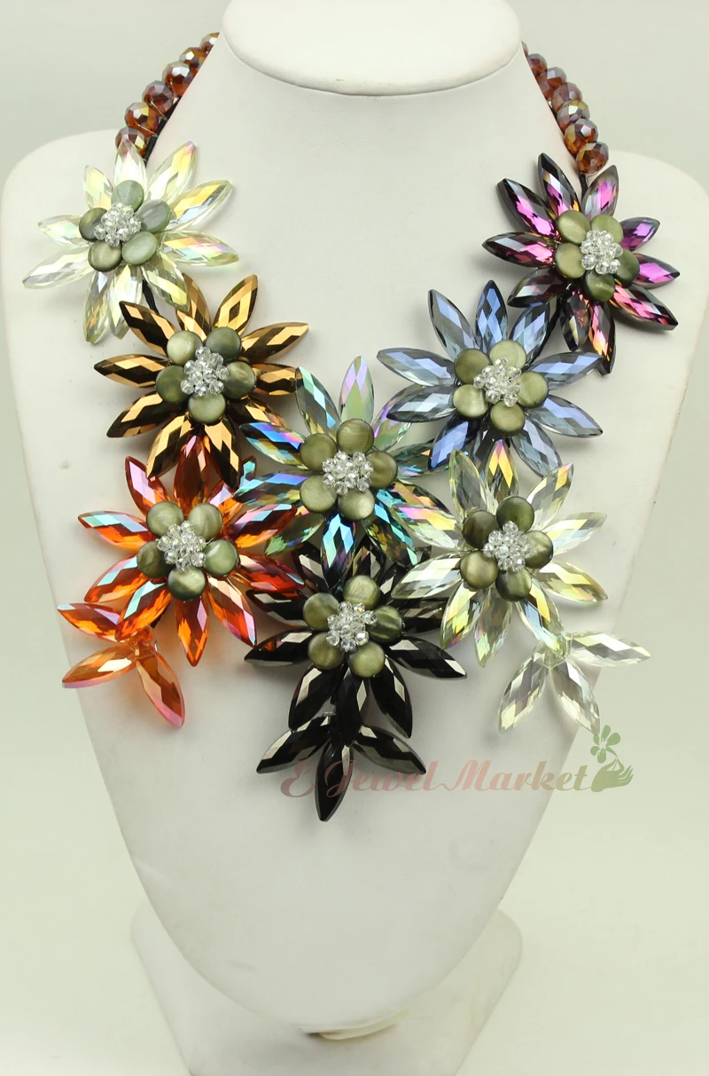 

statement necklace kolye collares jewelry boho colar collier women bijoux femme de moda 2019 mujer crystal gothic joias custom