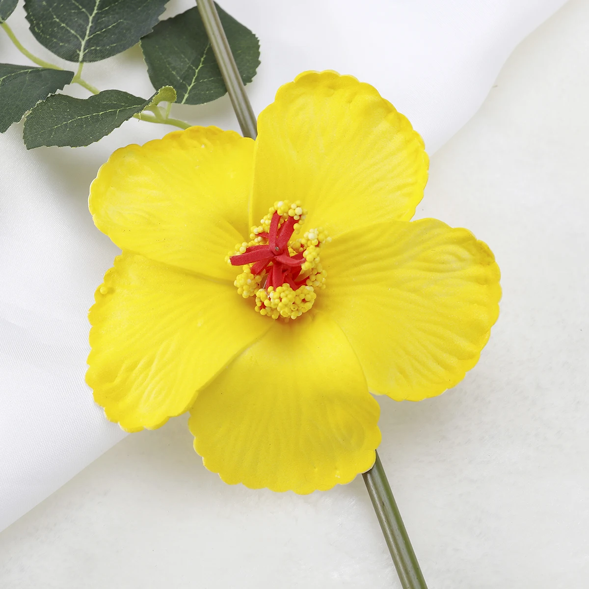 1 шт. цветы гибискуса Гавайские цветы, искусственные цветы для настольного дома свадебные украшения партия поддерживает поставки