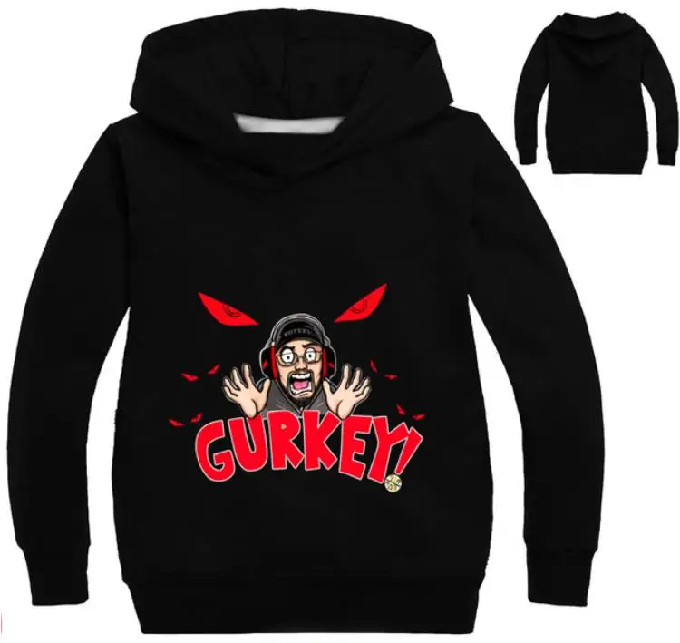 

Girls Clothes Streetwear 2-14Year Boys Cartoon Gurkey Hoodies Enfant Children Long Sleeve T shirt Clothing Hooded Sweatshirt