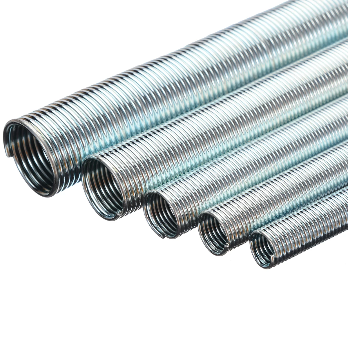 Practical 5Pcs Set CT-102-L Spring Pipe Bender 21cm Length Spring Tube Bender Sets 1/4" 5/16" 3/8" 1/2" 5/8"