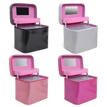 126 butelki diamentowe malowanie futerał do przechowywania Box odporne na wstrząsy i anty-tarcia koraliki Nails Cross etui Stitch Organizer haft