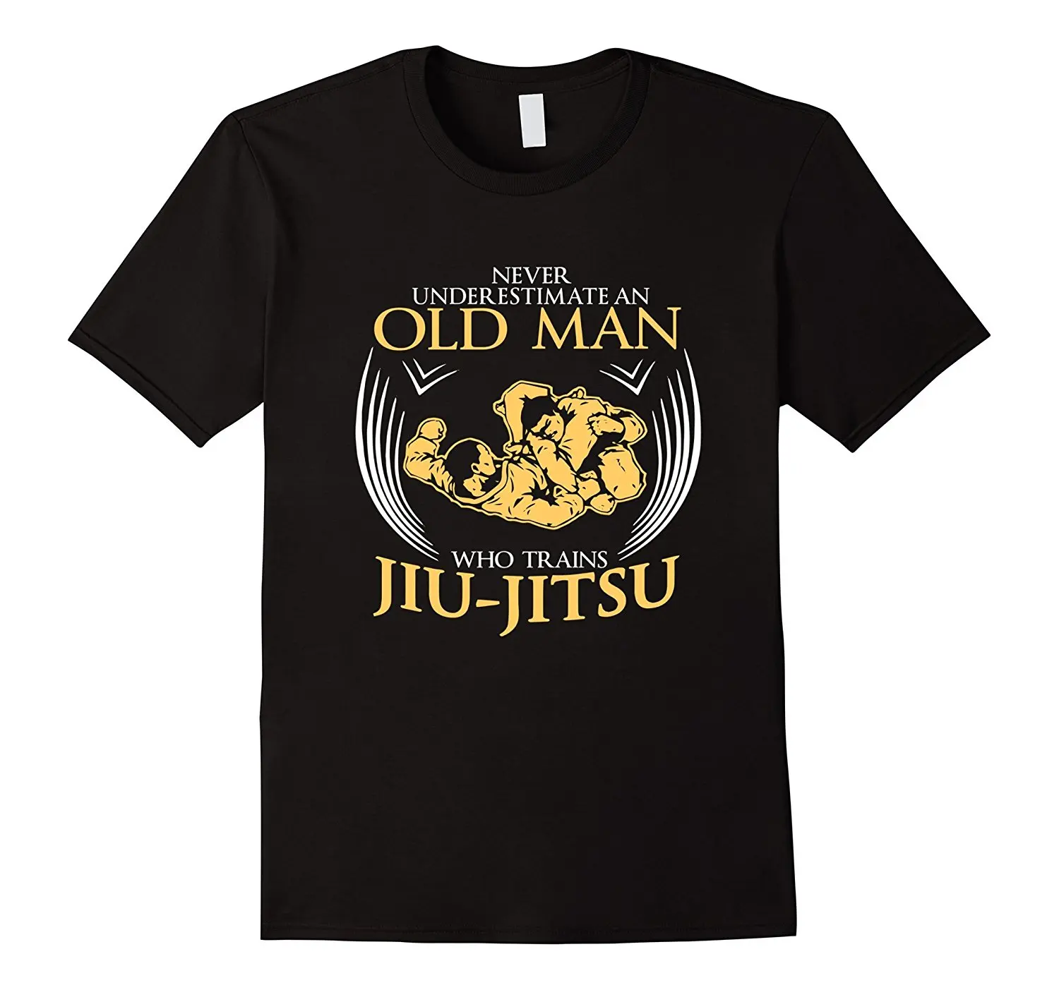 Old Man Trains Jiu Jitsu Jiu Jitsu T Shirt T Shirts Short Sleeve