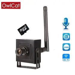 OwlCat Мини Беспроводная CCTV Мини ip-камера видео аудио наблюдения сетевая камера микрофон Поддержка обнаружения движения