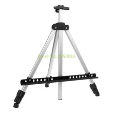 Портативный регулируемое серебряное Алюминий мольберт для художника Рисование рисунок эскиз Дисплей стенд с мешком принадлежности для рисования C26