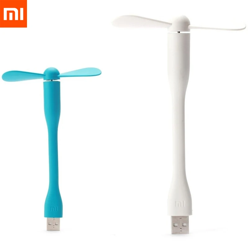 Оригинальный Портативный USB вентилятор Xiaomi Mijia гибкий для внешнего аккумулятора