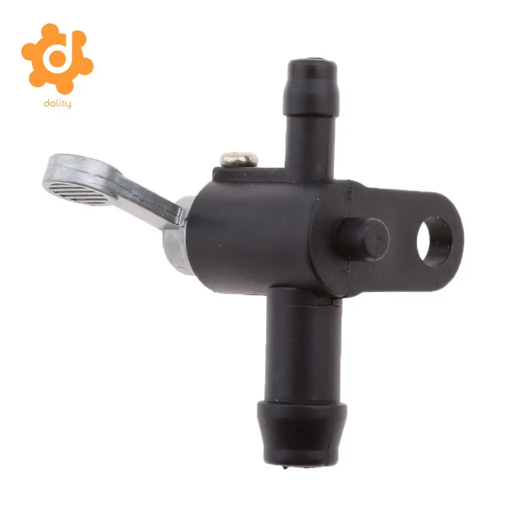 2Pcs Petcock Fuel Shut Off ShutoffValve Switch for Yamaha PW50 Pit Bike Dirtbike - Black