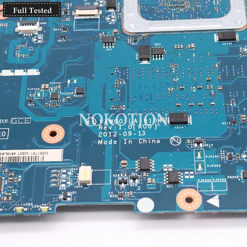 Nokotion 583077-001 ل hp probook 4510 ثانية 4710 ثانية 4411 ثانية laptop motherboard pm45 ddr3 ati الرسومات