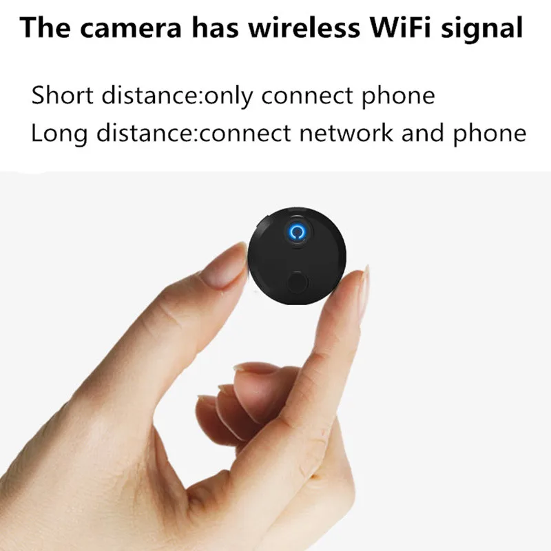 Мини Портативный 1080 P Full-HD видеокамера Professioal Ночное видение инфракрасный Камера Wi-Fi пульт дистанционного безопасности видеокамера бытовые мини-Cam онлайн камера для дома мини портативные видеокамеры камера