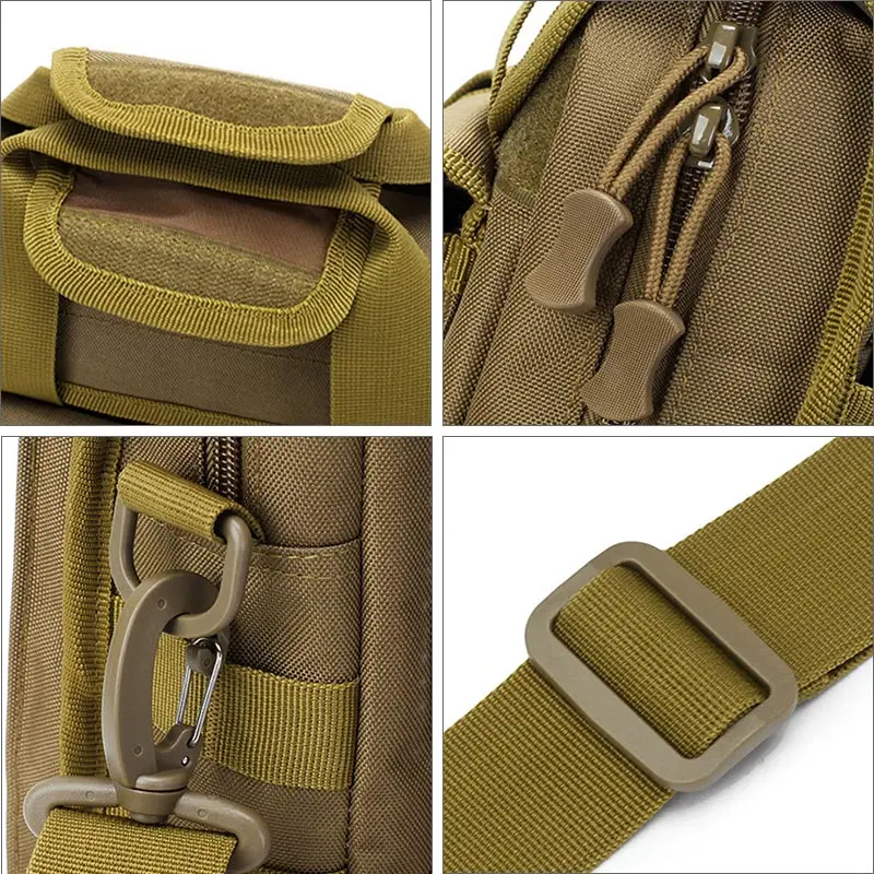 Men Military Tactical Bag Molle Messenger Shoulder Bags Waterproof Male Camouflage Single Belt Sack Handbags Outdoor XA746WA