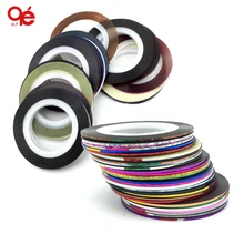 30 цветов рулонов чередование ленты линии дизайн ногтей наклейки инструменты красота украшения для ногтей наклейки