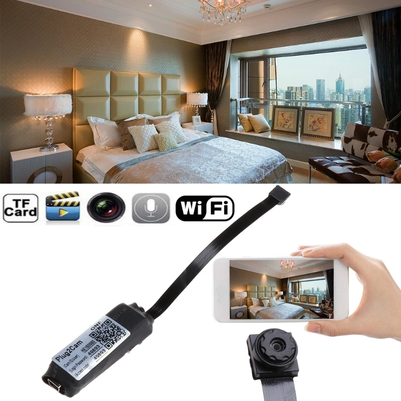 

Wireless Nanny Cams WIFI IP DIY Mini Pinhole Digital Video Camera Micro Recorder