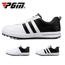 PGM обувь для гольфа мужская водостойкая спортивная обувь для гольфа спортивная обувь для отдыха мужская черная белая полосатая спортивная обувь