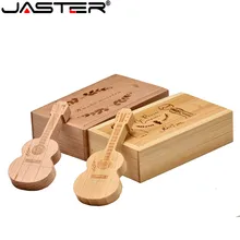 Более 10 шт. бесплатный логотип) деревянная гитара+ коробка для свадебного подарка Флешка 4 ГБ 8 ГБ 16 ГБ 32 ГБ 64 ГБ музыка usb флэш-накопитель