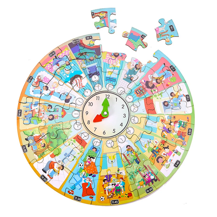 Clock Wooden Puzzle(1)