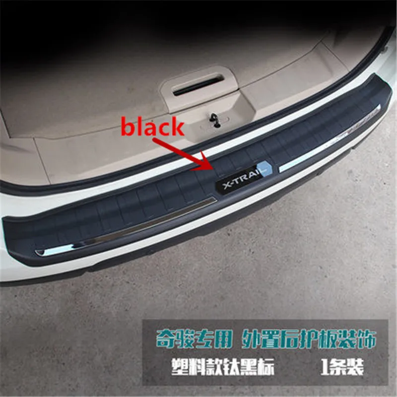 

Car Styling stainless steel Rear Bumper Protector Sill Trunk Tread Plate Trim for Nissan X-Trail X Trail T32 2014 2015 2016