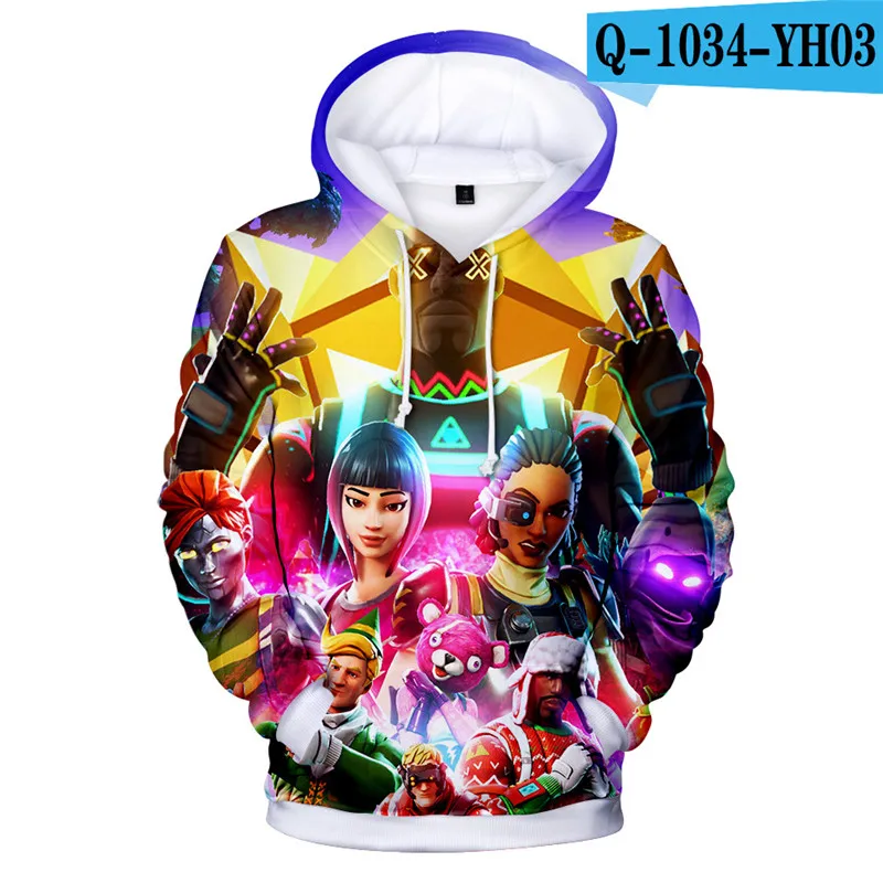 

Fortniter Battle Royale Hoodie Hooded Children Clothing Fortnight Pullover Women Clothes Kids Game Clothings Popular Clothes