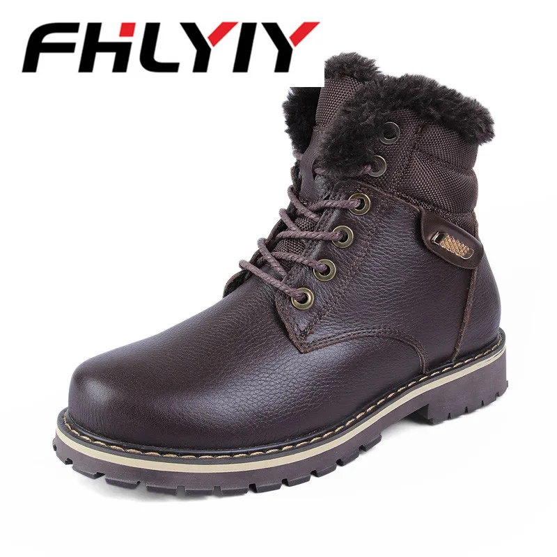 

Men's Winter Boots Male Snow Ankle Boots Fashion Warm Fur Casual Boot Shoes Short Plush Men Boot Chaussure Homme Size 38-50