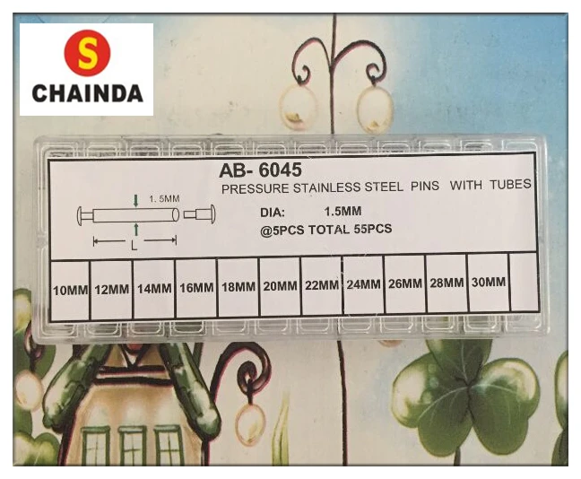 

Watch Band Friction Pins for Clasps with 1.3/1.5MM Heads Size from 10mm to 30mm for Watch Repair
