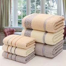 100% cotton thickened absorbent soft skin-friendly antibacterial large bath towel adult love hotel shower cool bath beach towel