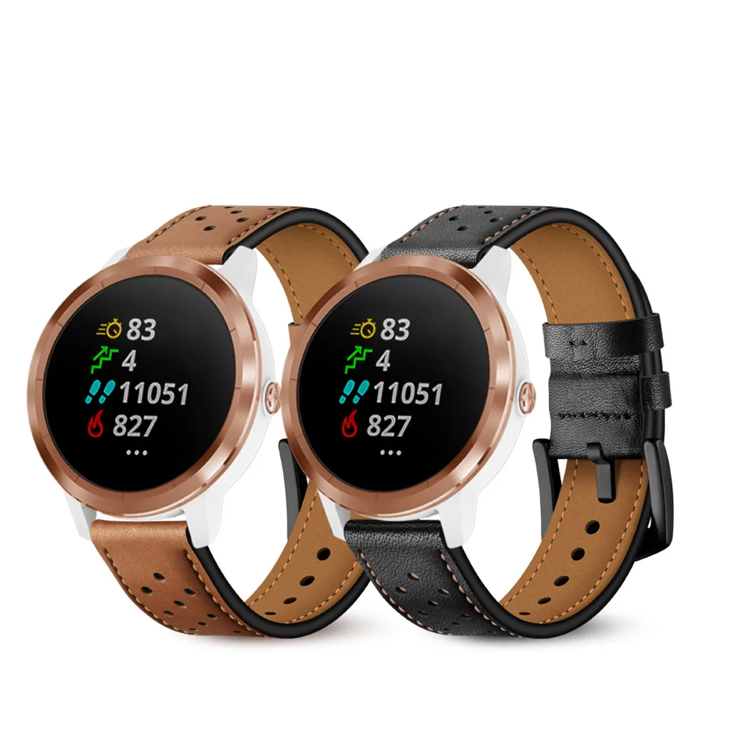 Ремешок для часов Garmin vivoactive Cave стиль кожаный ремешок для наручных часов Замена ремешка для Garmin vivoactive ремешок для часов Q70