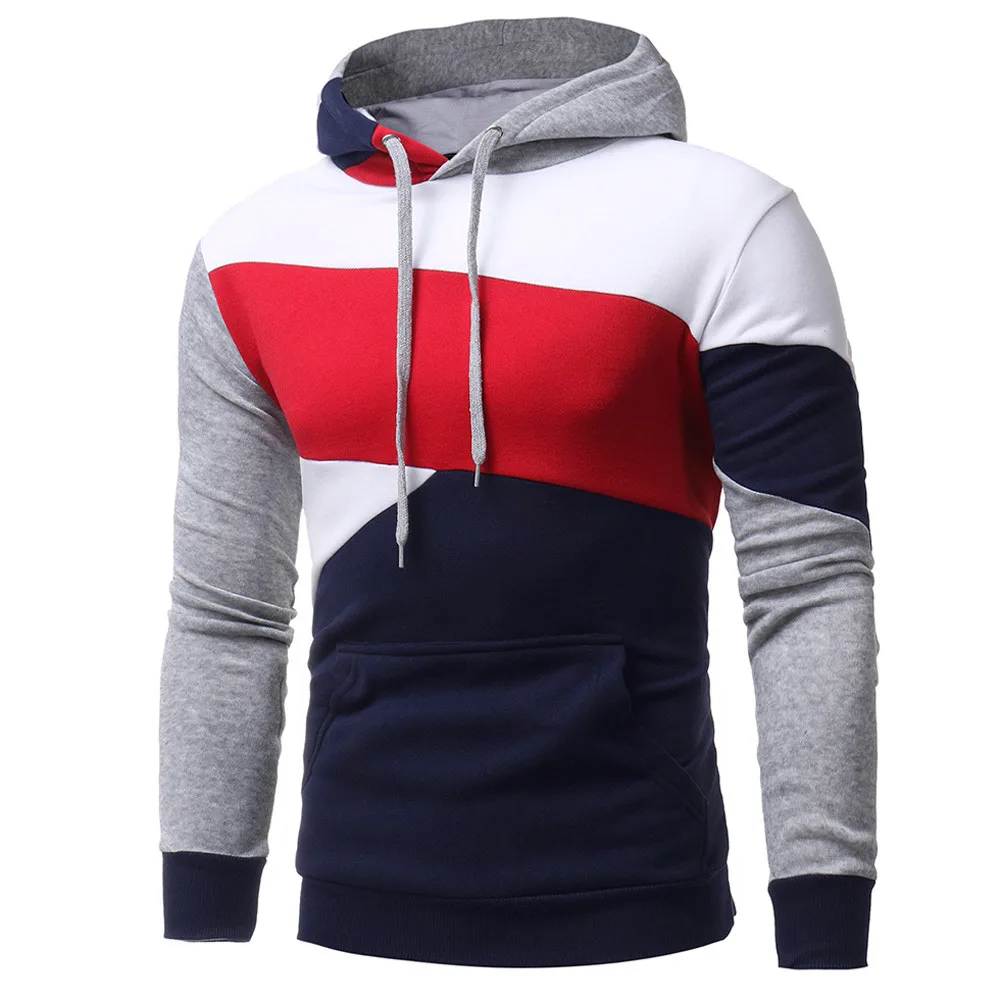 Fashion Autumn Winter Men Hoodie Sweatshirt Long Sleeve Tops Shirt ...