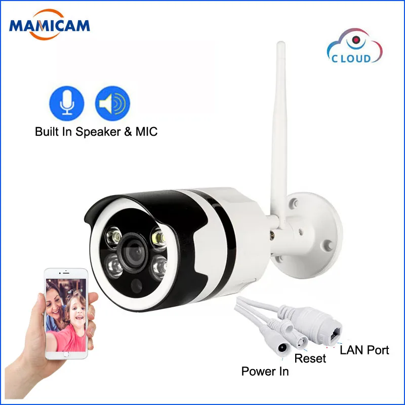 

HD 1080P CCTV Camera 720P Wifi Camera Security Surveillance Two Way Audio Color Night Vision Outdoor Bullet Camera Indoor